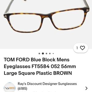 Tom Ford Tortoise Shell Eyeglasses